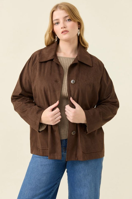 ISLE OF MINE - LENNON JACKET - CHOCOLATE