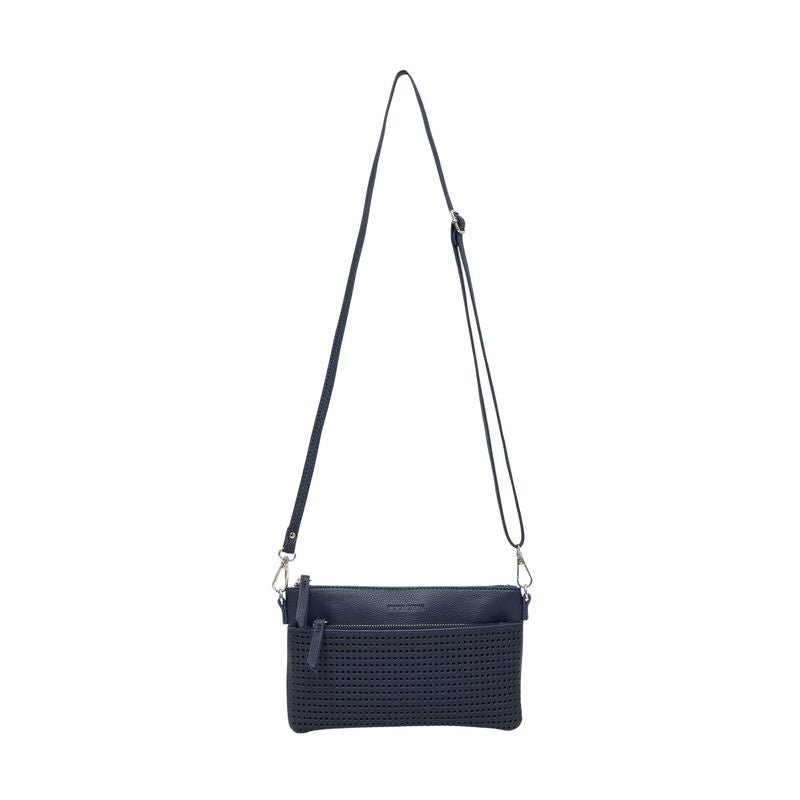 BLACK CAVIAR BAGS - MILLA CROSSBODY/CLUTCH - DEEP NAVY