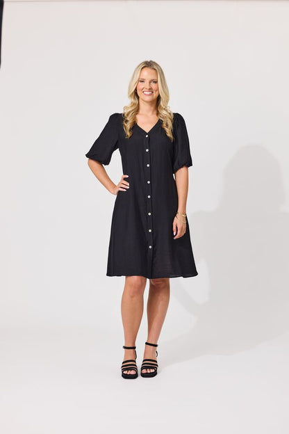 LEMON TREE DESIGN - RICO DRESS - BLACK