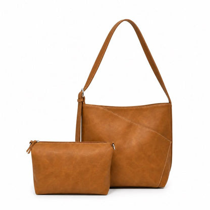 BLACK CAVIAR BAGS - ARYANA 2 PIECE - TAN