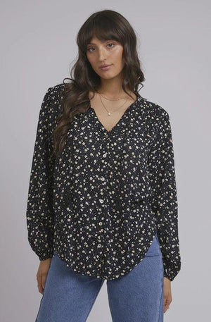 ALL ABOUT EVE LILY FLORAL SHIRT - PRINT - 6437010.PRNT