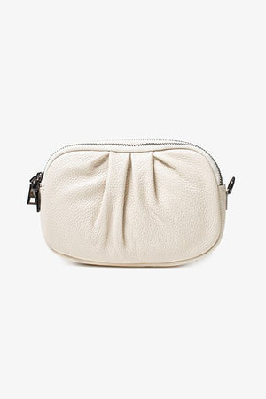 ANTLER EVIE GATHERED LEATHER BAG -  OAT - EVIE-OAT