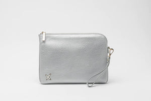 HOME-LEE OVERSIZED CLUTCH - SILVER - HLB OCSIL